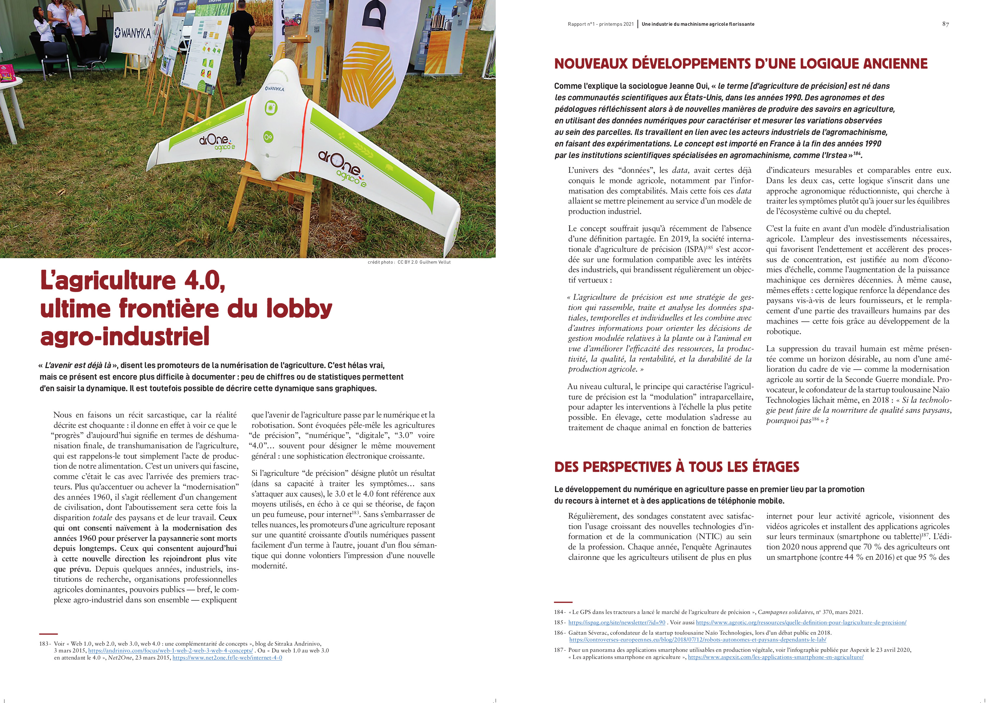Agriculture « 4.0 »