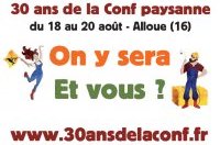 30 ans de la Conf’ en Charente : On y sera !