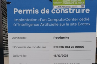 Communiqué&nbsp;: le Tribunal Administratif de Grenoble suspend le permis de construire du Datacenter de Rovaltain dédié à l’IA